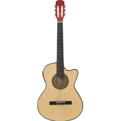 vidaXL klassisk western cutaway guitar med equalizer og 6 strenge