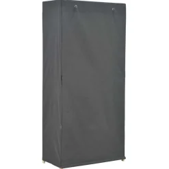 vidaXL klædeskab 79 x 40 x 170 cm stof grå