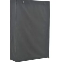 vidaXL klædeskab 110 x 40 x 170 cm stof grå