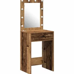 vidaXL Klædeskab Gammelt træ 50 x 41 x 135 cm Konstrueret træ