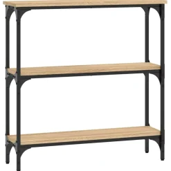 vidaXL konsolbord Sonoma eg 75x22,5x75 cm konstrueret træ