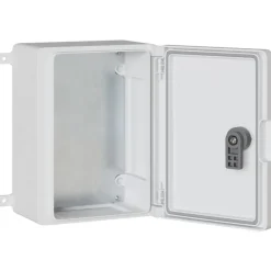 vidaXL Kontrolskab Grå 25 x 13 x 24 cm ABS Plastik