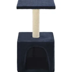 vidaXL kradsetræ til katte med sisal-kradsestolper 55 cm mørkeblå