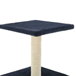 vidaXL kradsetræ til katte med sisal-kradsestolper 55 cm mørkeblå