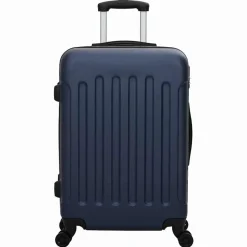 vidaXL Kuffert med lås 3 pcs Mørk blå 50 x 31 x 78 cm ABS Plastik