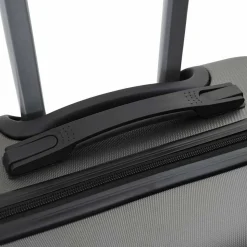 vidaXL Kuffert med lås 3 pcs Mørkegrå 50 x 31 x 78 cm ABS Plastik
