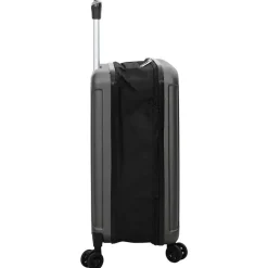 vidaXL Kuffert med lås Mørkegrå 34 x 23 x 55.5 cm ABS Plastik