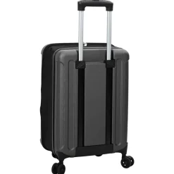 vidaXL Kuffert med lås Mørkegrå 34 x 23 x 55.5 cm ABS Plastik