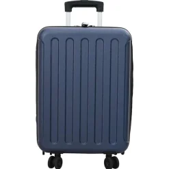 vidaXL Kuffert med lås Mørkeblå 34 x 23 x 55.5 cm ABS Plastik