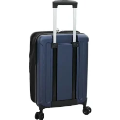 vidaXL Kuffert med lås Mørkeblå 34 x 23 x 55.5 cm ABS Plastik