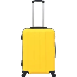 vidaXL kuffertsæt i 3 dele hardcase ABS gul