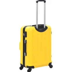 vidaXL kuffertsæt i 3 dele hardcase ABS gul