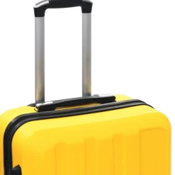 vidaXL kuffertsæt i 3 dele hardcase ABS gul