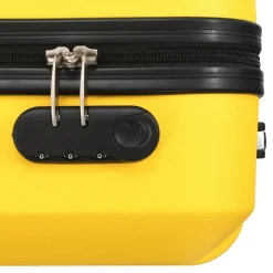 vidaXL kuffertsæt i 3 dele hardcase ABS gul