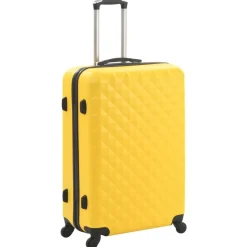 vidaXL kuffertsæt i 3 dele hardcase ABS gul
