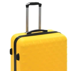 vidaXL kuffertsæt i 3 dele hardcase ABS gul