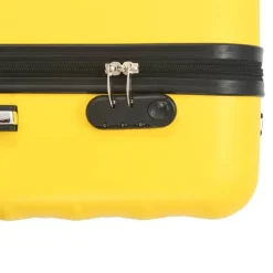 vidaXL kuffertsæt i 3 dele hardcase ABS gul
