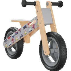 vidaXL løbecykel til børn print grå
