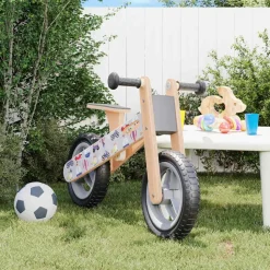 vidaXL løbecykel til børn print grå