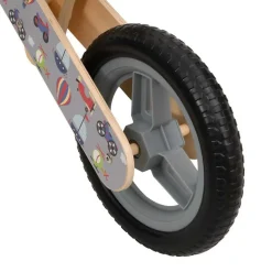 vidaXL løbecykel til børn print grå