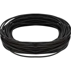 vidaXL Lædersnor Mørk Brun Ø1 mm x 5 m Læder
