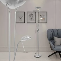 vidaXL LED-gulvlampe dæmpbar 23 W