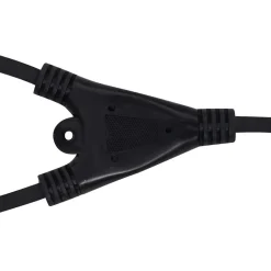 vidaXL LED-projektør med håndtag 2x30 W varm hvid