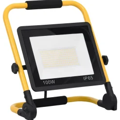 vidaXL LED-projektør med håndtag 100 W varm hvid
