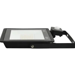 vidaXL LED-projektør med sensor 100 W varm hvid