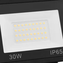 vidaXL LED-projektør med sensor 30 W varm hvid