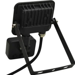 vidaXL LED-projektør med sensor 10 W varm hvid