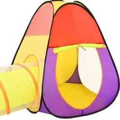 vidaXL legetelt til børn med 250 bolde 255x80x100 cm flerfarvet