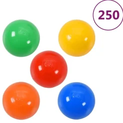 vidaXL legetelt til børn med 250 bolde 102x102x82 cm