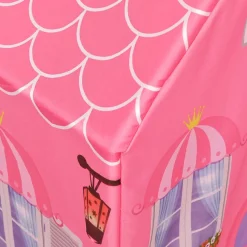 vidaXL legetelt til børn 69x94x104 cm med 250 bolde pink