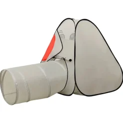 vidaXL legetelt til børn 174x86x101 cm 250 bolde elefant grå