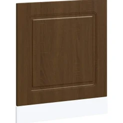 vidaXL låge til opvaskemaskine Kalmar 60x1,5x57 cm brun egetræsfarve