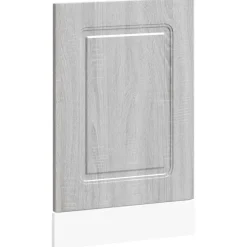 vidaXL låge til opvaskemaskine Kalmar 45x1,5x57 cm grå sonoma-eg