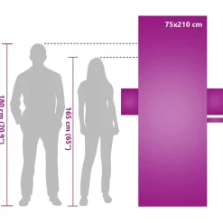 vidaXL Liggestols håndklæder 2 pcs Grå 210 x 75 cm