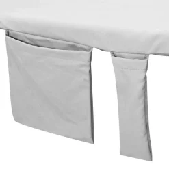 vidaXL Liggestols håndklæder 2 pcs Grå 210 x 75 cm