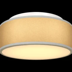 vidaXL Loftlampe med spotlights Grå 30 x 30 x 13,5 cm Stof