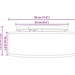 vidaXL Loftlampe med spotlights Grå 30 x 30 x 13,5 cm Stof