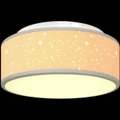 vidaXL Loftlampe med spotlights Grå 30 x 30 x 13,5 cm Stof