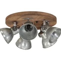 vidaXL loftlampe 50x50x25 cm 25 W E27 vintagesølv