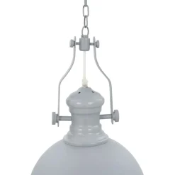 vidaXL loftslampe rund E27 grå