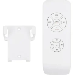 vidaXL loftventilator med lys og fjernbetjening 108 cm mørkebrun