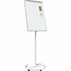 vidaXL Magnetisk whiteboard Grå og Hvid 62 x 62,5 x 197 cm EPS