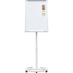 vidaXL Magnetisk whiteboard Grå og Hvid 62 x 62,5 x 197 cm EPS