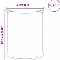 vidaXL Møbelmaling Grå 0,75 L Vægprint