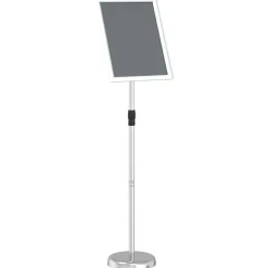 vidaXL Messeskærme Sølv 30 x 25 x 128 cm Aluminium