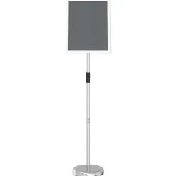 vidaXL Messeskærme Sølv 30 x 25 x 128 cm Aluminium